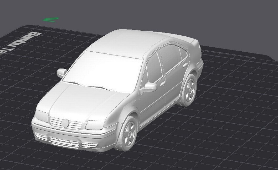 3d Volkswagen Jetta Mk4 model araba Diecast Diorama - Görsel 2