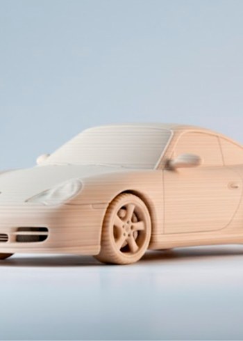 3d Porsche 911 996 model araba Diecast Diorama