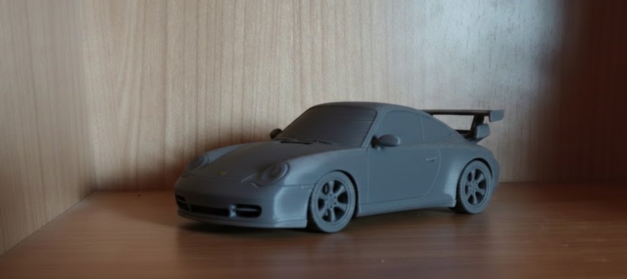 3d Porsche 911 996 model araba Diecast Diorama - Görsel 3