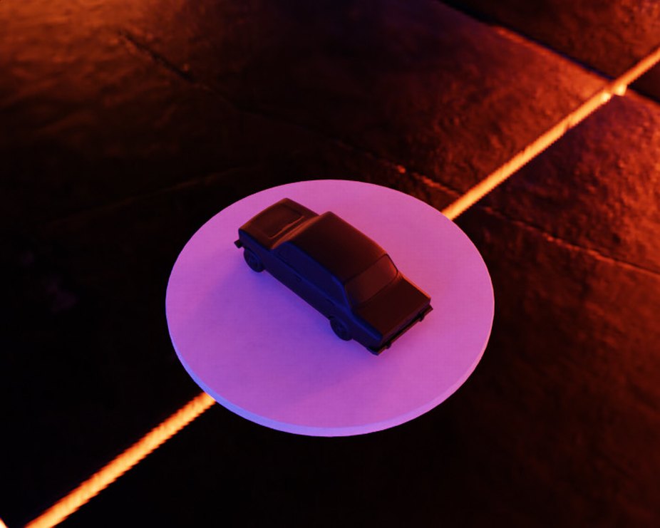 3d Baskı Lada 2106 Sovyet modeli araba diecast diorama - Görsel 4