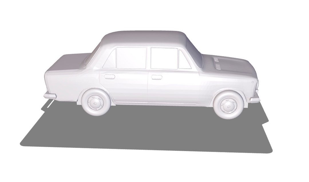 3d Baskı Lada 2106 Sovyet modeli araba diecast diorama - Görsel 5