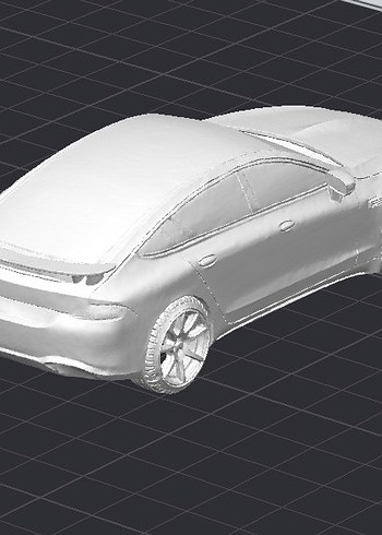 3D baskı Mercedes Benz S class model araba diecast diorama - Görsel 4