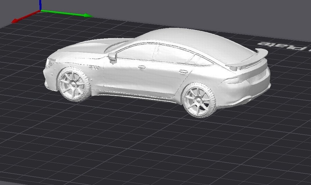 3D baskı Mercedes Benz S class model araba diecast diorama - Görsel 3