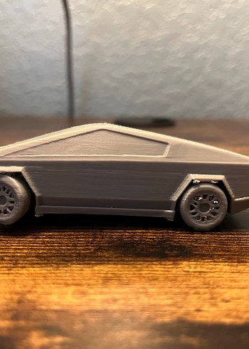 3d Baskı Tesla Cybertruck Model araba Diecast Diorama - Görsel 3