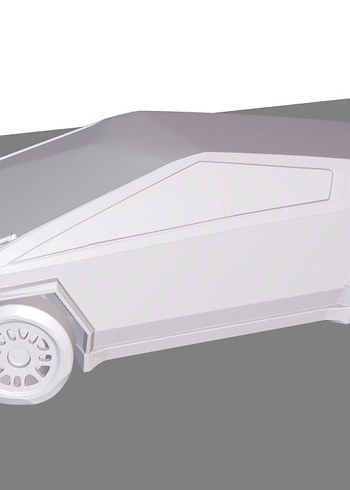 3d Baskı Tesla Cybertruck Model araba Diecast Diorama - Görsel 4