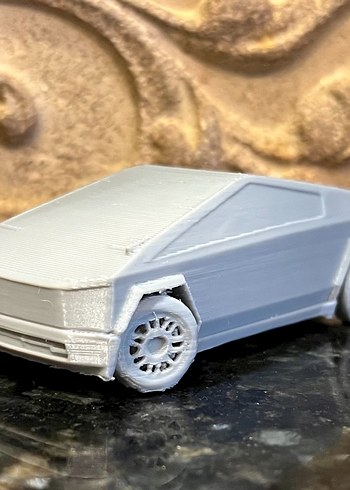 3d Baskı Tesla Cybertruck Model araba Diecast Diorama