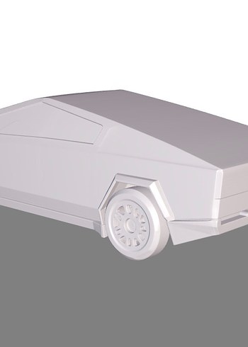 3d Baskı Tesla Cybertruck Model araba Diecast Diorama - Görsel 6