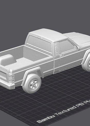 3d baskı jeep comanche pickup kamyonet model
Diecast diorama - Görsel 3