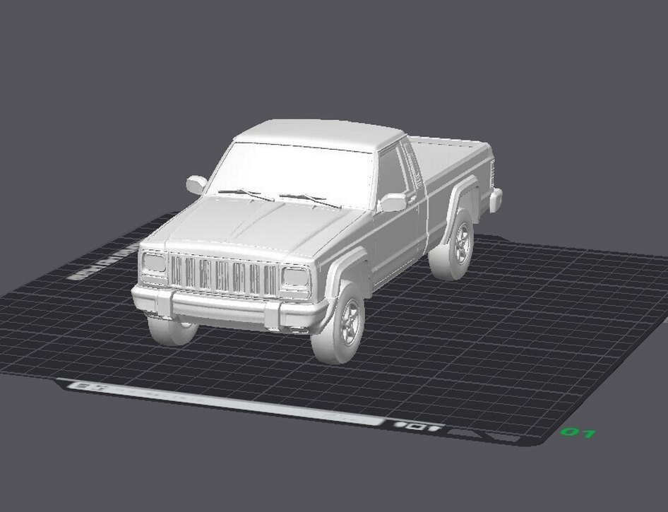 3d baskı jeep comanche pickup kamyonet model
Diecast diorama - Görsel 5