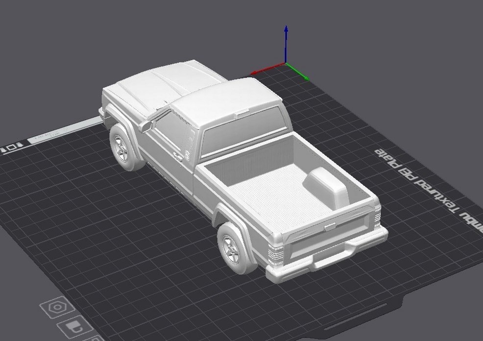 3d baskı jeep comanche pickup kamyonet model
Diecast diorama - Görsel 2