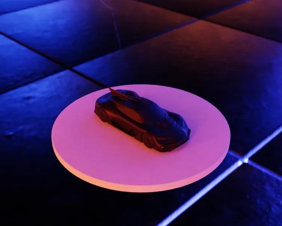 3d Mercedes Benz AMG Project One Model araba Diecast Diorama - Görsel 3