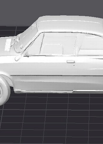 3d Baskı Skoda 110 R Coupe model araba diecast diorama - Görsel 5