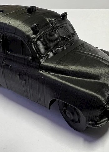 3d baskı Skoda 1200 ambulans model araba diecast Diorama - Görsel 2