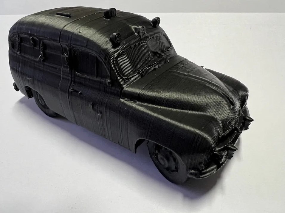 3d baskı Skoda 1200 ambulans model araba diecast Diorama - Görsel 2