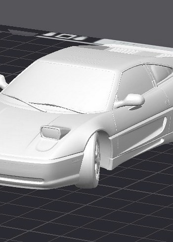 3d Baskı Ferrari 355 GTS model araba Diecast Diorama - Görsel 2