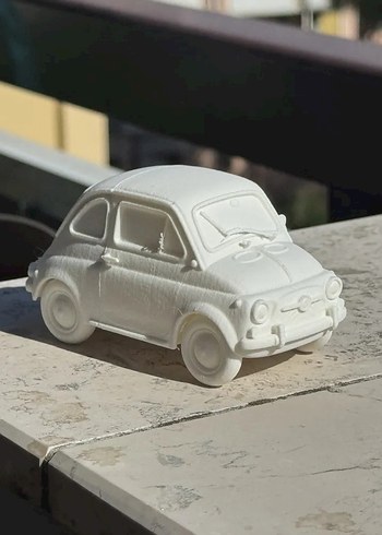 3d Baskı Fiat 500 model araba Diecast Diorama - Görsel 4