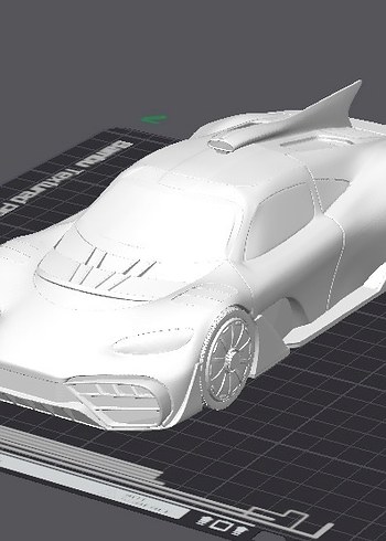 3d Baskı Mercedes Benz Amg Model araba diecast diorama - Görsel 2