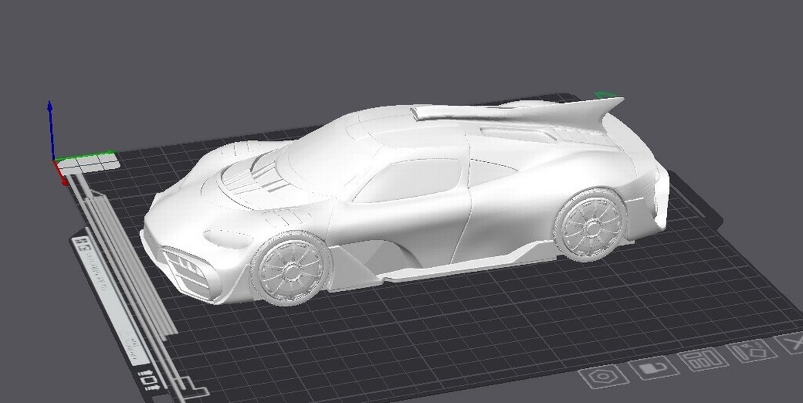 3d Baskı Mercedes Benz Amg Model araba diecast diorama - Görsel 4