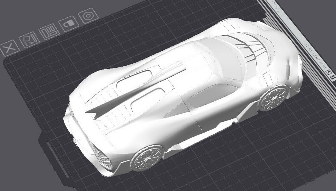 3d Baskı Mercedes Benz Amg Model araba diecast diorama - Görsel 5