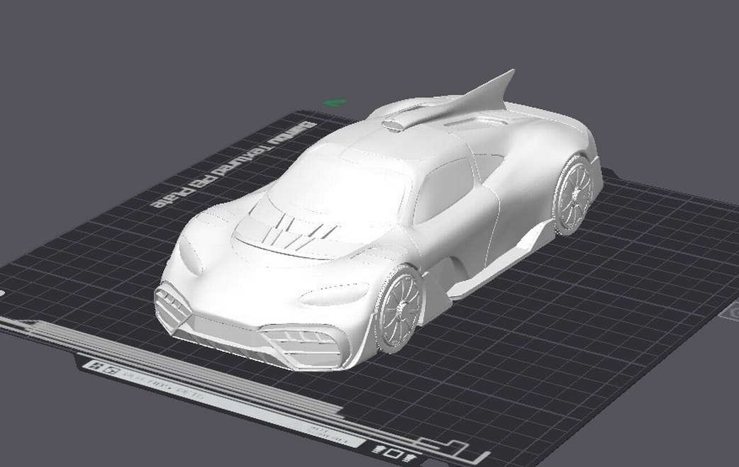 3d Baskı Mercedes Benz Amg Model araba diecast diorama - Görsel 2