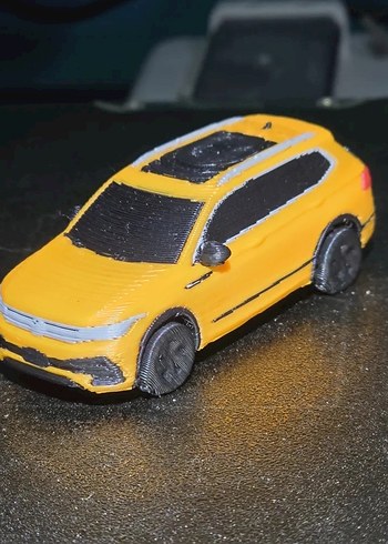 3d baskı Volkswagen Tiguan R Line Model Anahtarlık - Görsel 6