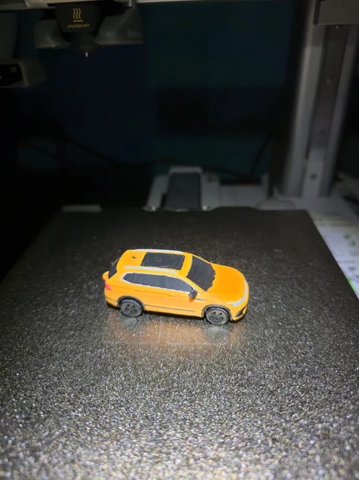 3d baskı Volkswagen Tiguan R Line Model Anahtarlık - Görsel 3