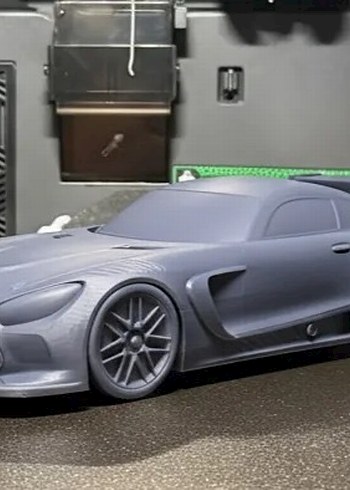 3d Baskı Mercedes Benz Amg Gt3 Evo Model araba Diecast