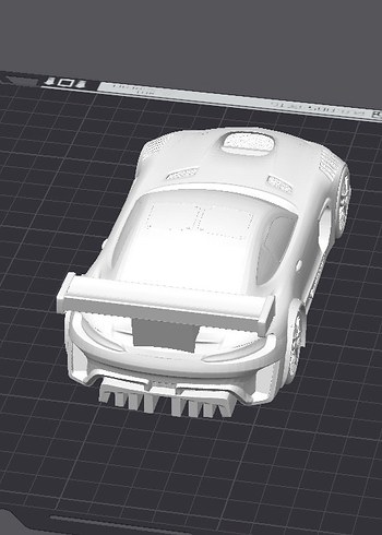 3d Baskı Mercedes Benz Amg Gt3 Evo Model araba Diecast - Görsel 5