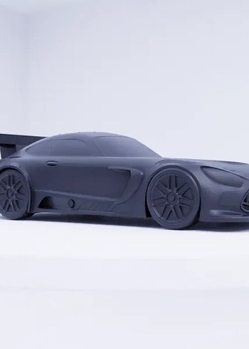 3d Baskı Mercedes Benz Amg Gt3 Evo Model araba Diecast - Görsel 2