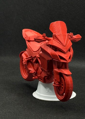 3d baskı Ducati Multistrada 1260 model motosiklet Diecast - Görsel 4