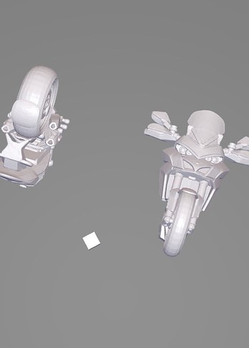 3d baskı Ducati Multistrada 1260 model motosiklet Diecast - Görsel 7