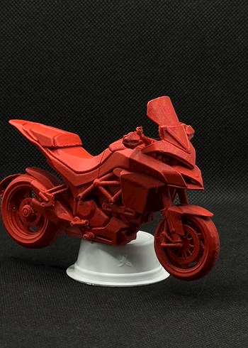 3d baskı Ducati Multistrada 1260 model motosiklet Diecast - Görsel 3