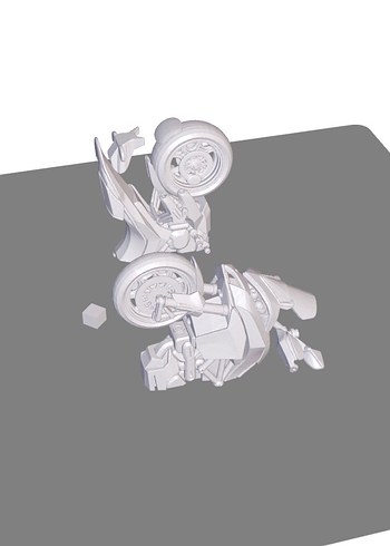 3d baskı Ducati Multistrada 1260 model motosiklet Diecast - Görsel 6