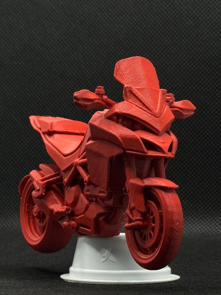 3d baskı Ducati Multistrada 1260 model motosiklet Diecast - Görsel 2