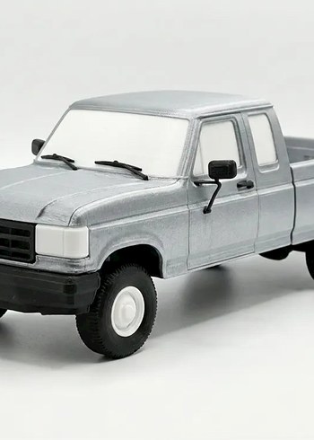 3d Bricknose Ford 250/350 Pickup Kamyonet Model Diecast Diorama