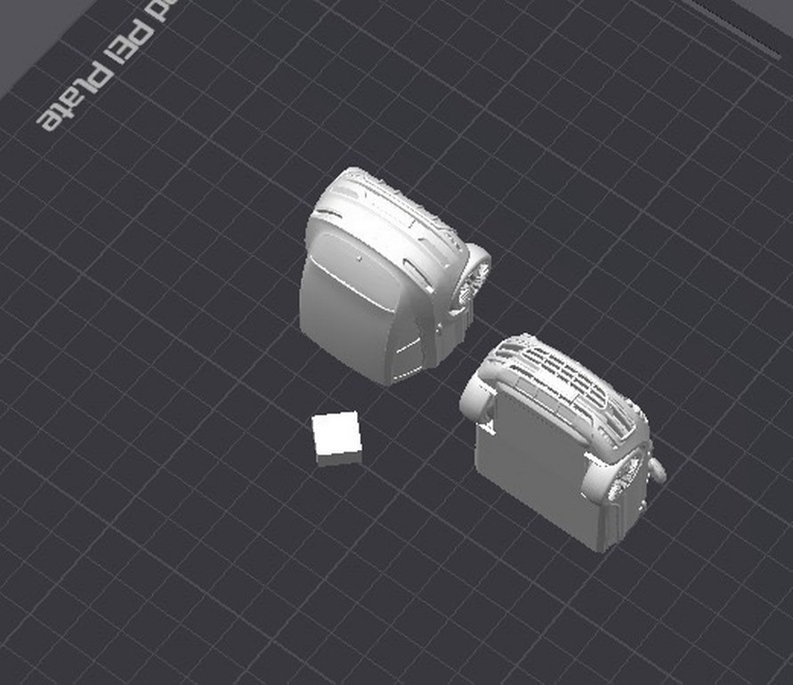 3d Baskı Porsche Marcan GT model araba Diecast Diorama - Görsel 4