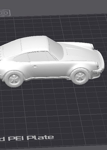 3d baskı Porsche 911 Turbo 930 model araba Diecast Diorama - Görsel 4