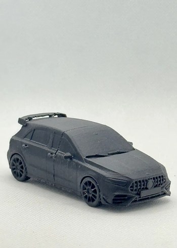 3d Baskı Mercedes A45 S model araba Diecast Diorama