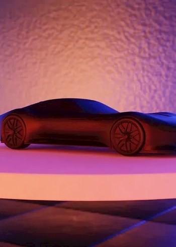 3d Baskı Mercedes Vision GT model araba Diecast - Görsel 2