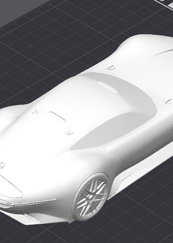 3d Baskı Mercedes Vision GT model araba Diecast - Görsel 6