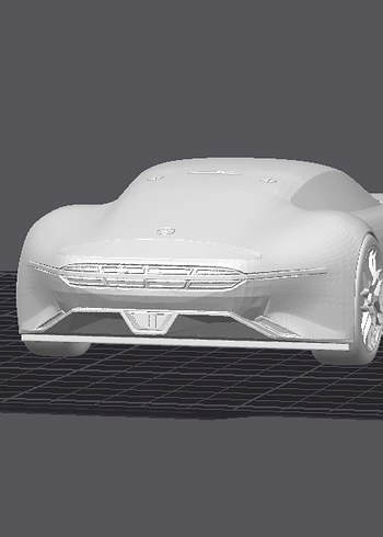 3d Baskı Mercedes Vision GT model araba Diecast - Görsel 5