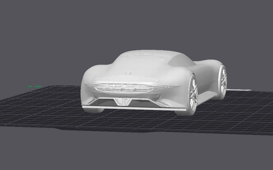 3d Baskı Mercedes Vision GT model araba Diecast - Görsel 5