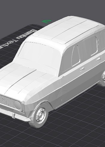 3d Baskı Renault 4L Model Araba Diecast Diorama - Görsel 4