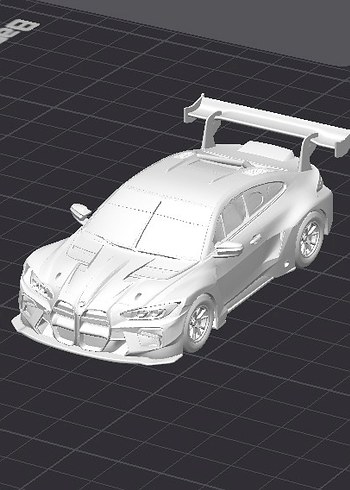 3d Baskı BMW M4 GT3 Model araba Diecast Diorama - Görsel 2