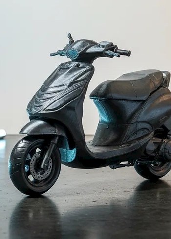 3d Baskı Piaggio Zip sp 50cc Model Motosiklet Diecast