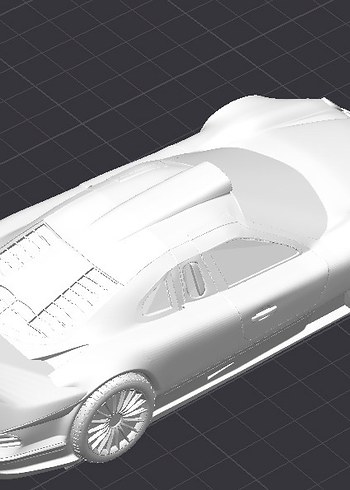 3d Baskı Mercedes Benz CLK GTR Model araba Diecast Diorama - Görsel 6