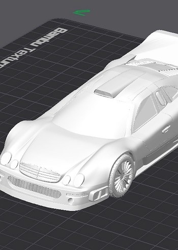 3d Baskı Mercedes Benz CLK GTR Model araba Diecast Diorama - Görsel 4