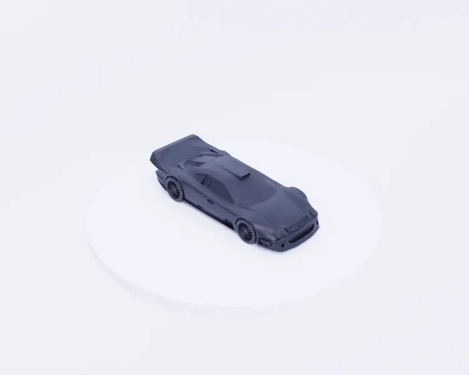 3d Baskı Mercedes Benz CLK GTR Model araba Diecast Diorama - Görsel 2