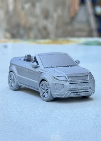 3d Baskı Range Rover Velar Cabriolet Model araba Diecast