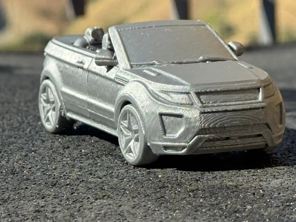 3d Baskı Range Rover Velar Cabriolet Model araba Diecast - Görsel 2